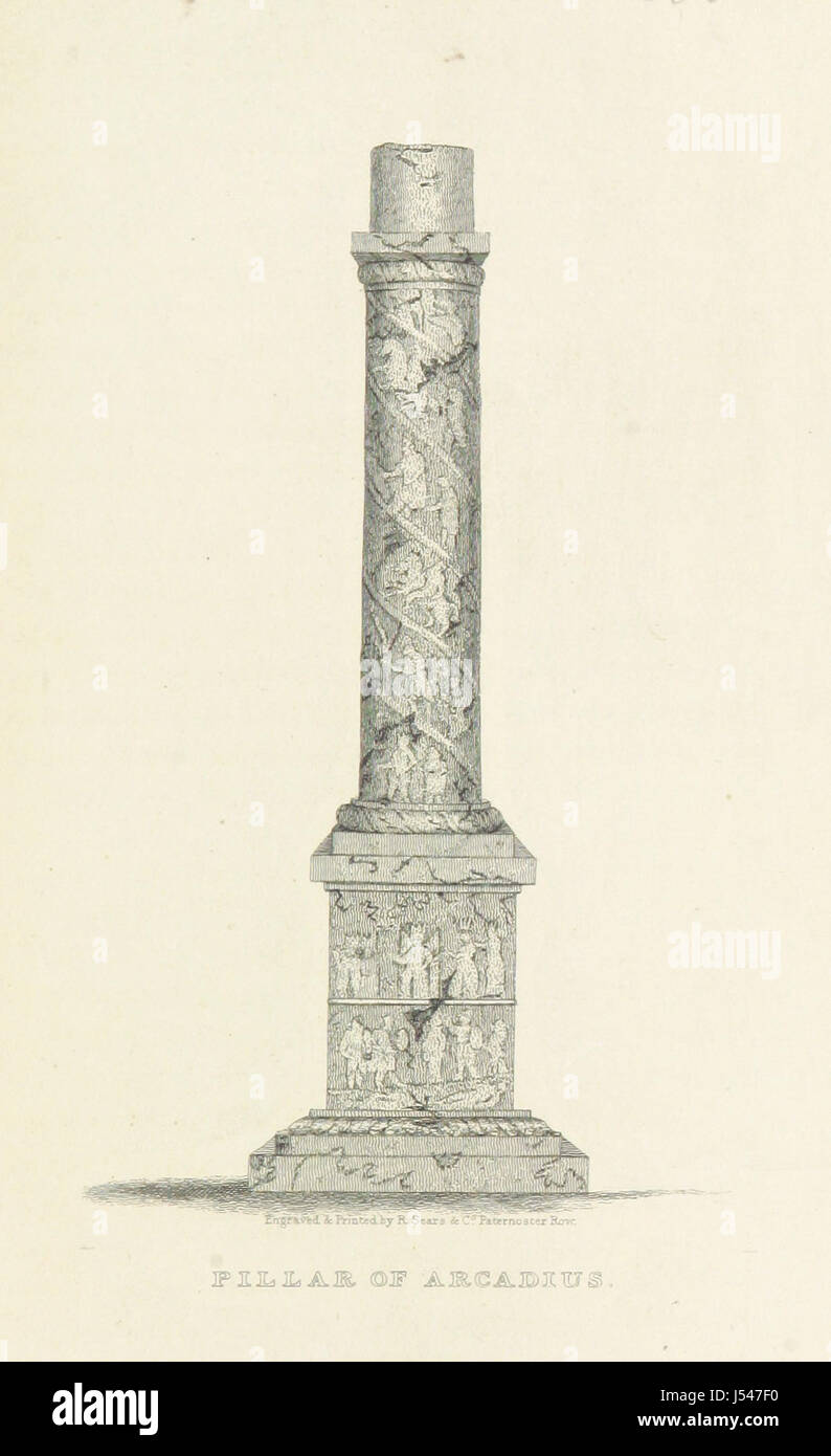 Ce titre fait référence à un récit historique ou narratif d'une résidence à Constantinople pendant les révolutions grecque et turque, documentant les événements clés et les transitions qui ont façonné la région au XIXe siècle. Banque D'Images