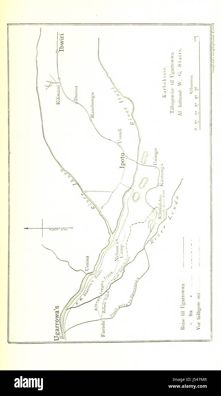 Image prise à partir de la page 385 du 'Je det mörkeste Afrika ... Oversat af ... C. B. Geelmuyden Delgobe og. Med ... Illustrationer, etc' Banque D'Images