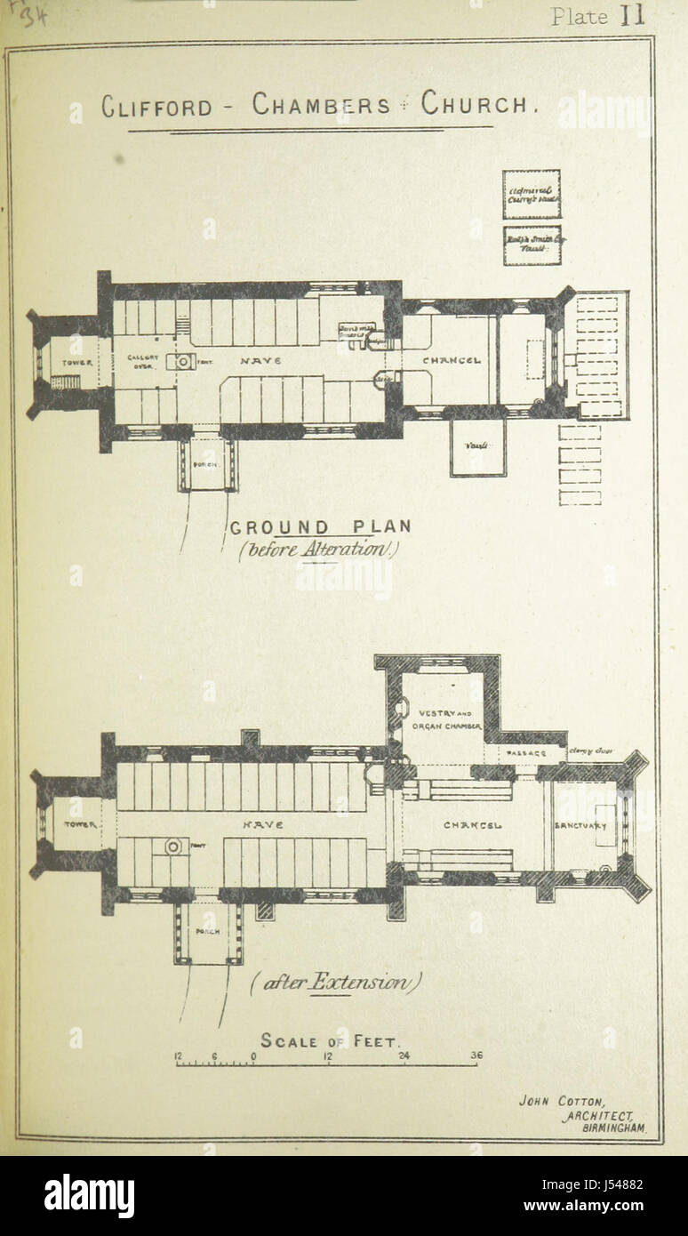 Image prise à partir de la page 39 de "Histoire du manoir et Advowson de Clifford Chambers et quelque compte de ses propriétaires. Réimprimé à partir des transactions de la société Archaeologial et Bristol Gloucestershire, etc' Banque D'Images