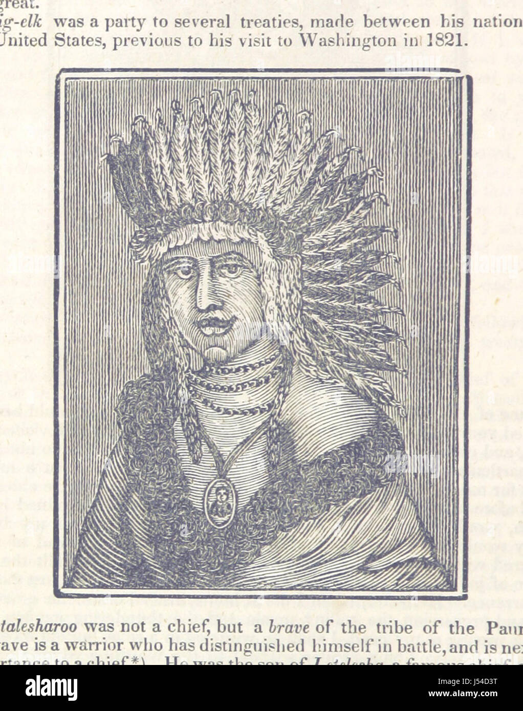 Le Livre des Indiens d'Amérique du Nord, comprenant des détails dans la vie d'environ cinq cents chefs et d'autres les plus distingués parmi eux, etc Banque D'Images