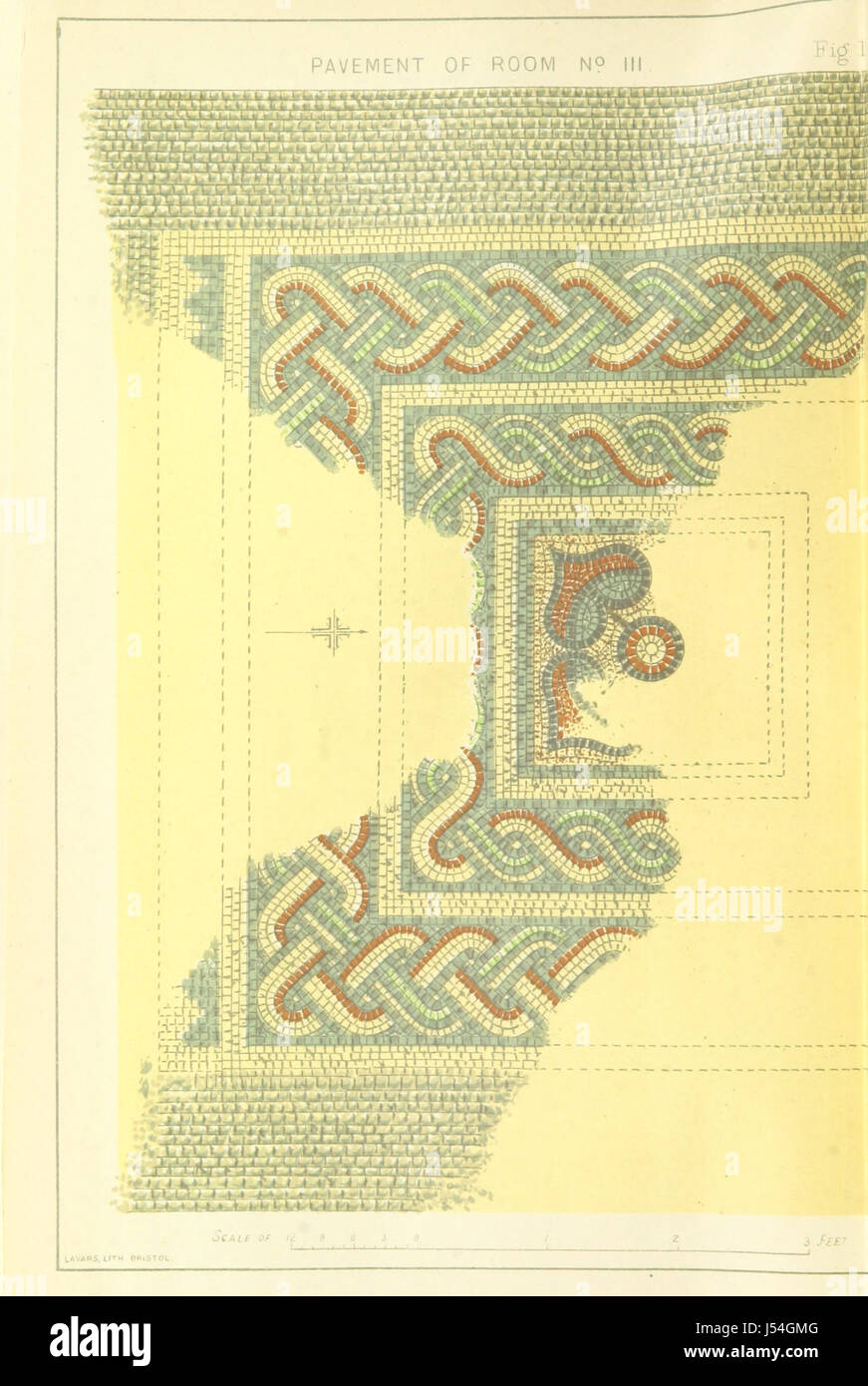 Il s'agit d'une étude archéologique ou d'une publication sur le manoir de Tockington dans le Gloucestershire, au Royaume-Uni, et sa villa romaine, réimprimée des transactions de la Bristol and Gloucestershire Archaeological Society. Banque D'Images