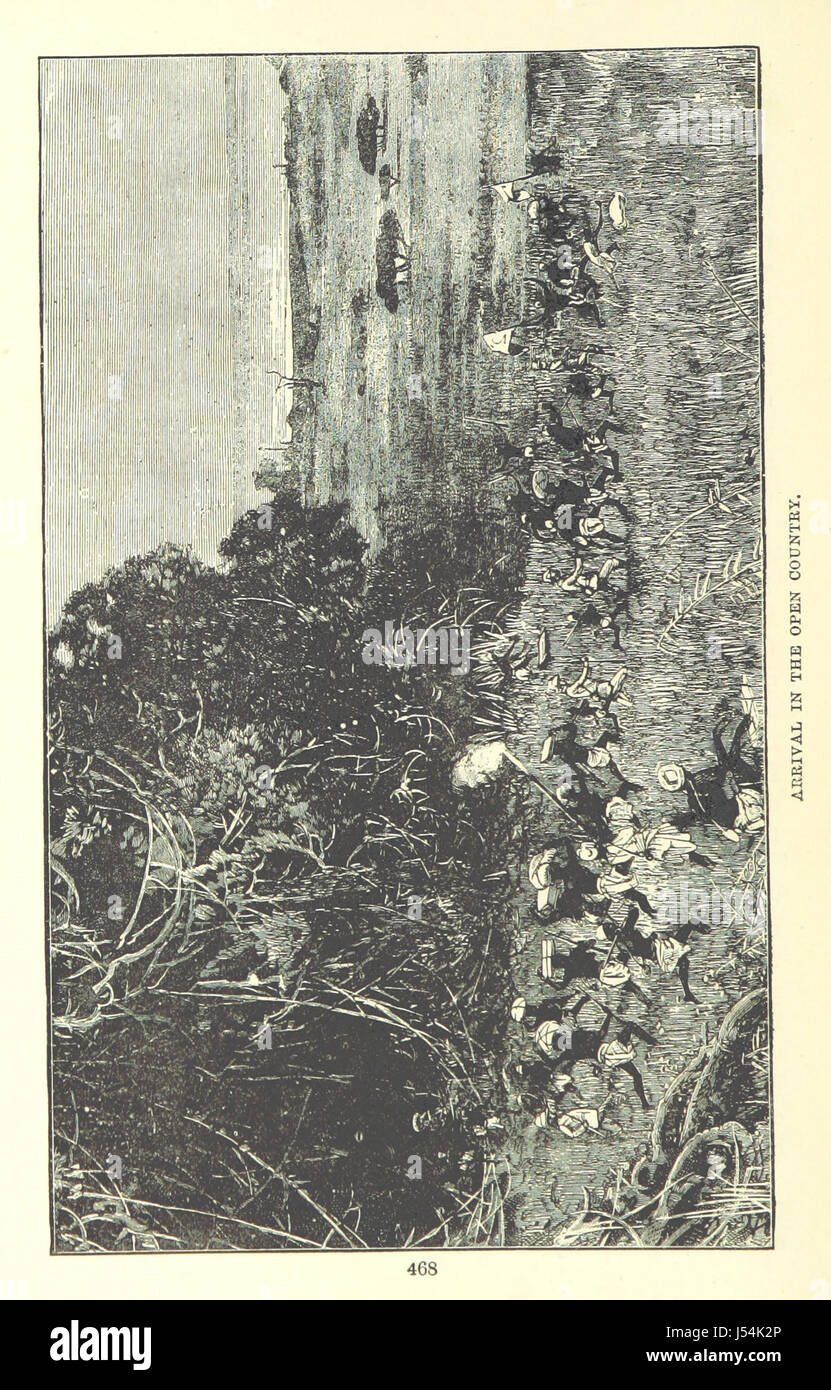 Cet ouvrage raconte les voyages d'explorateurs africains notables comme James Bruce, Mungo Park, David Livingstone et Henry Morton Stanley. Il couvre leurs contributions à la cartographie de l’Afrique et à la découverte de sa géographie, soulignant les défis rencontrés lors de leurs expéditions. Banque D'Images