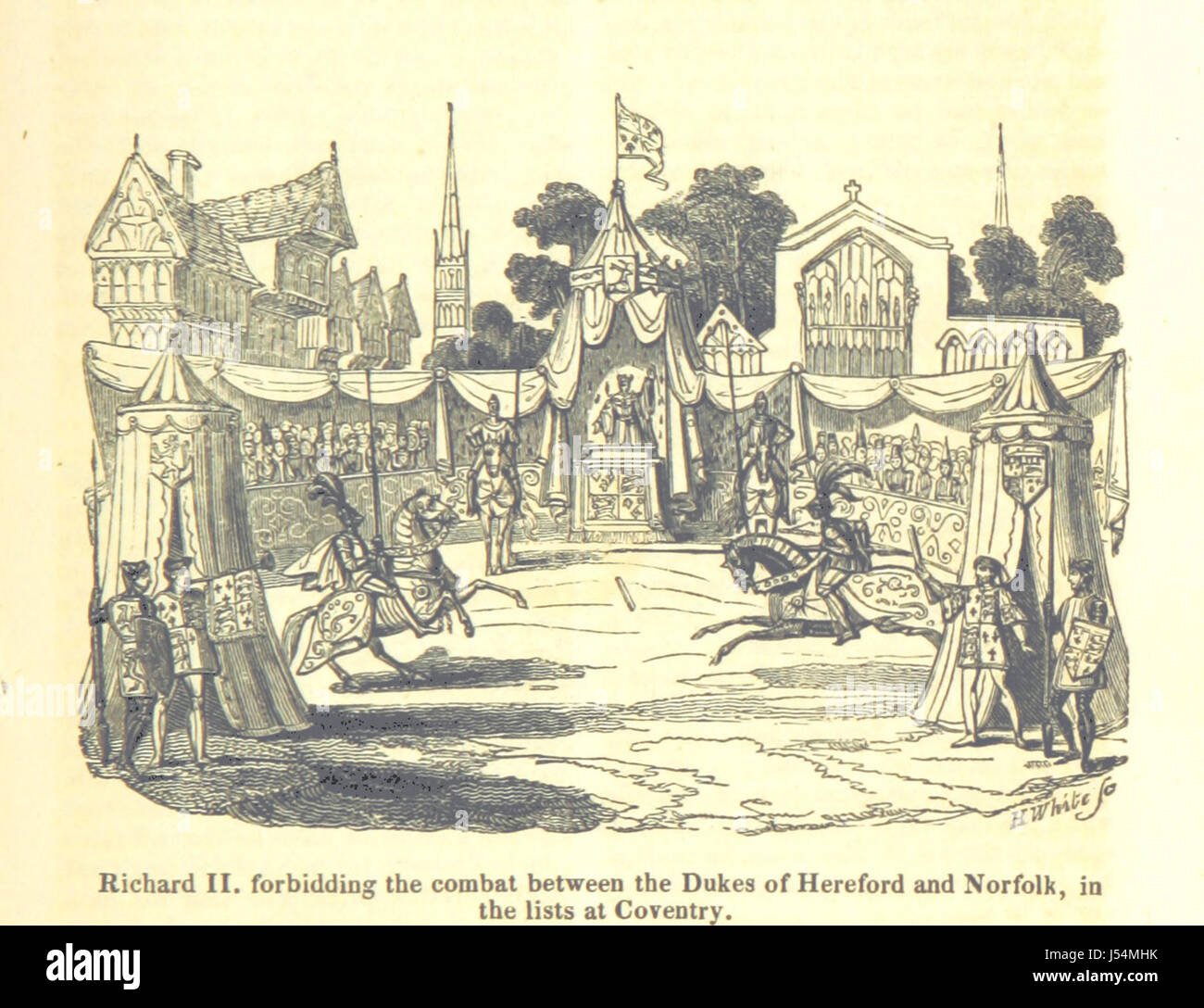 Cet ouvrage historique couvre l'histoire de l'Angleterre de l'invasion de Jules César à la Révolution en 1688, suivie d'une continuation jusqu'à la mort de George Ier. Le livre offre un aperçu de l'évolution politique et sociale du pays au cours de plusieurs siècles. Banque D'Images