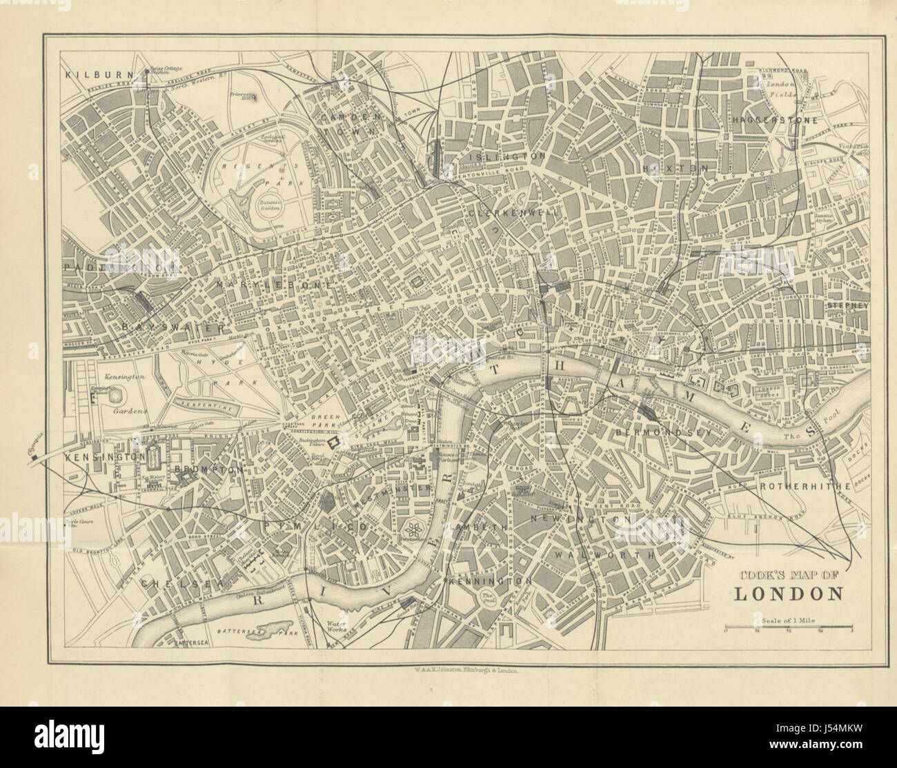 Ceci est un guide historique pour Londres, offrant des informations pratiques pour les visiteurs, y compris des cartes. Il fournit un aperçu de la culture de la ville, des monuments et des conseils de voyage d'un point de vue historique. Banque D'Images
