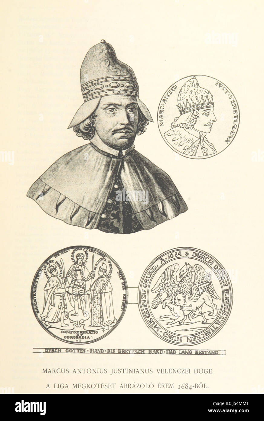 Avvisi del Cavaliere Federico Cornaro veneto ambasciatore, vers l'assedio la presa e della Fortezza di nell'anno 1686 Buda. Con traduzione ungherese ed introduzione storica da Sigismondo Bubics. (Cornaro Frigyes velenczei Jelentései követ, etc.) [avec plaques, y compris les portraits.] Ital. & Hung Banque D'Images