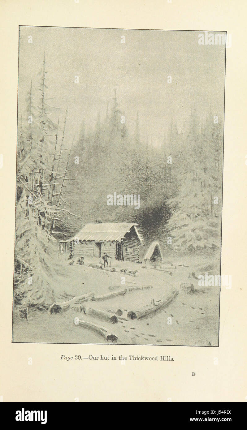 Sport et aventures parmi les Indiens nord-américains ... Avec illustrations, etc ... Banque D'Images