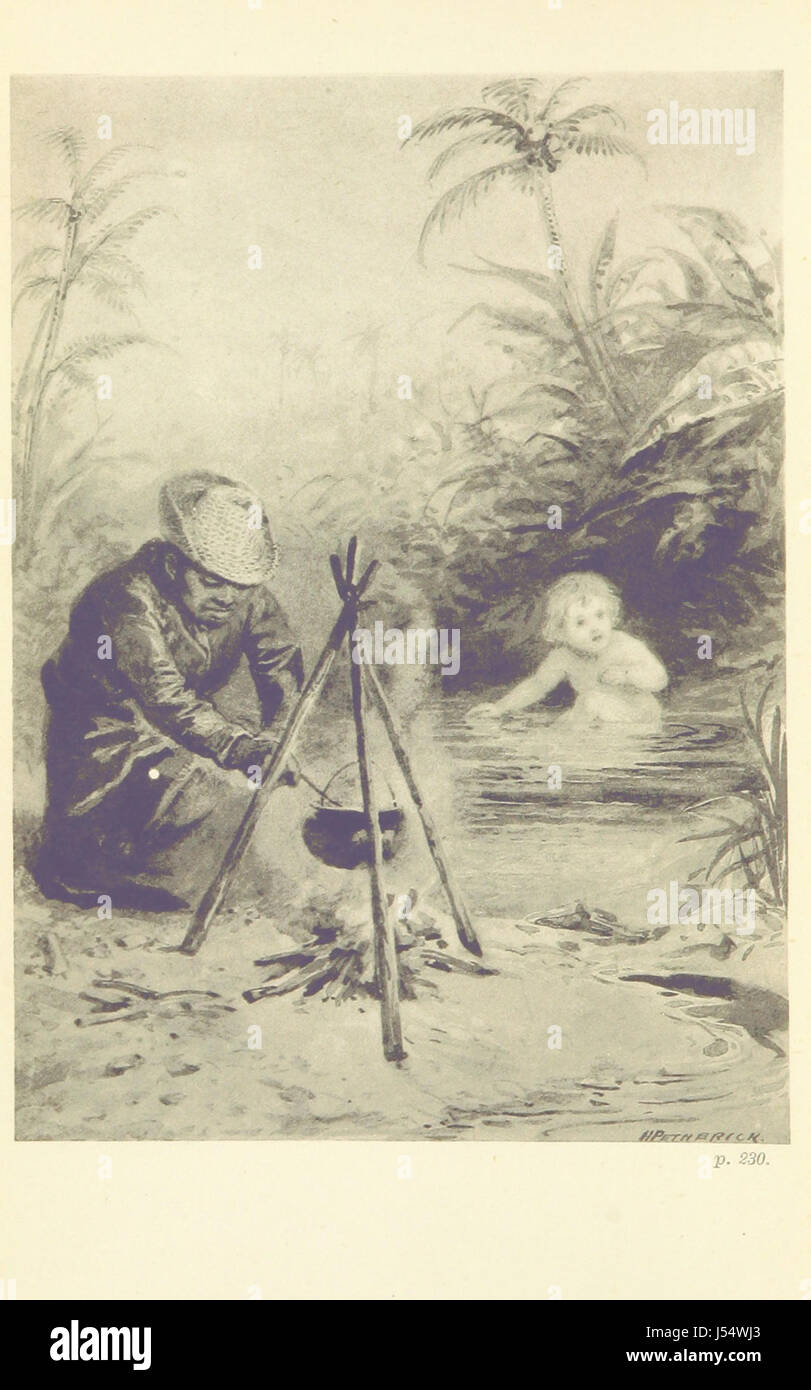 Cette image, tirée de la page 6 de « Was-she Right ? », présente une représentation visuelle qui accompagne le récit du livre. L'image sert d'élément clé de la narration, améliorant le thème du texte avec un repère visuel qui complète le contenu écrit. Banque D'Images