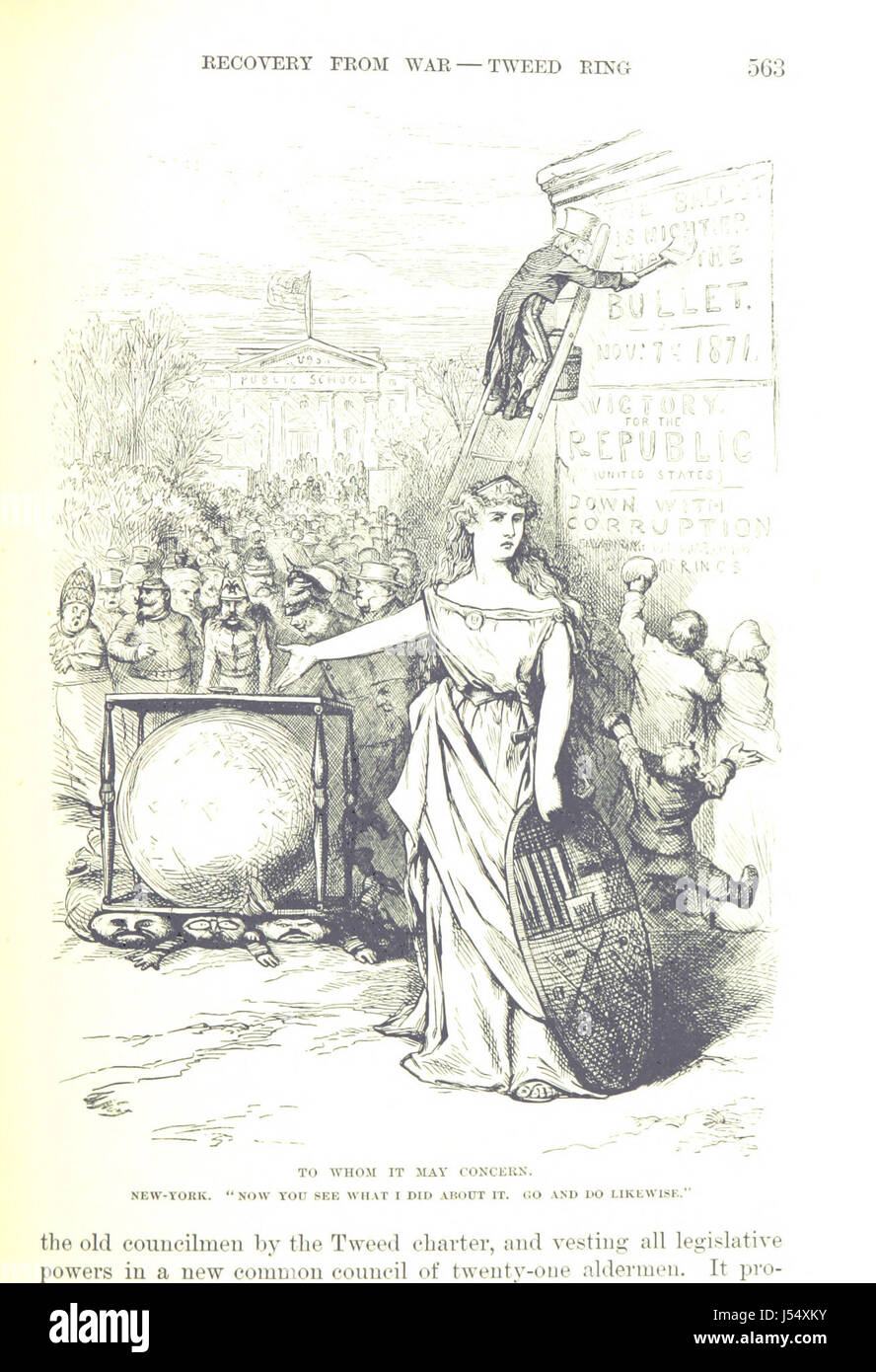 Image prise à partir de la page 619 de "l'histoire de la ville Memorial de New York à partir de son premier établissement à l'année 1892. Édité par J. G. Wilson. [Avec illustrations.]' Banque D'Images