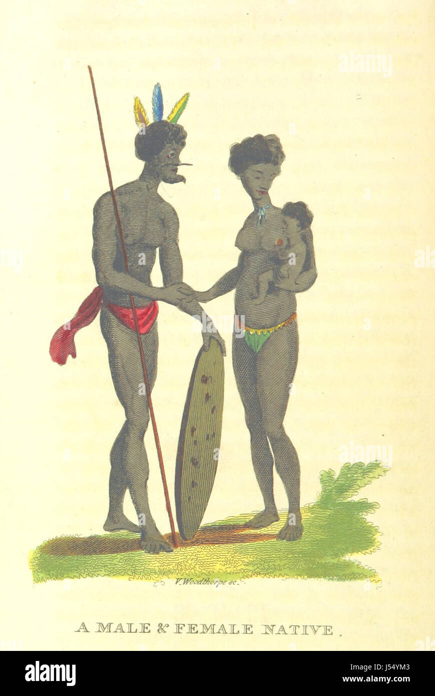 L'histoire de la Nouvelle Galles du Sud, y compris Botany Bay, Port Jackson, Pamaratta [sic], Sydney, et toutes ses dépendances ... avec les coutumes et les mœurs des indigènes, et d'un compte de la colonie anglaise, depuis sa fondation jusqu'à l'heure actuelle ... Enrichi avec des tirages couleur ... Banque D'Images
