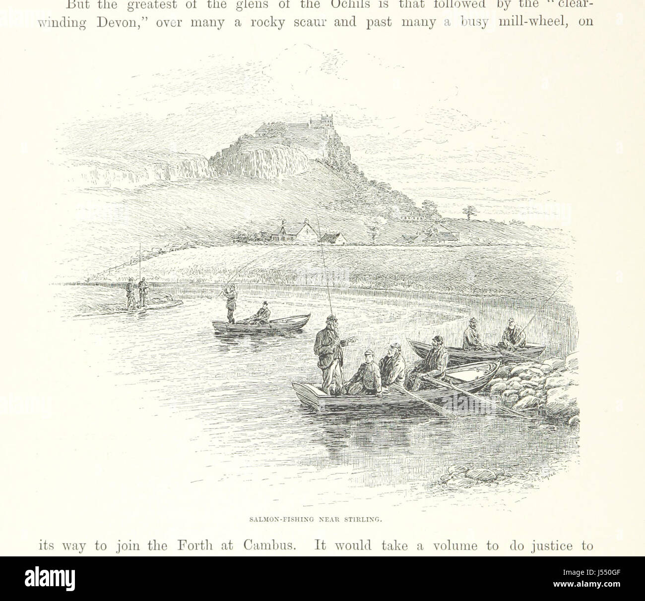 Une illustration de la page 66 de 'The Rivers of Great Britain', montrant les rivières le long de la côte est avec des aperçus descriptifs et historiques. Banque D'Images