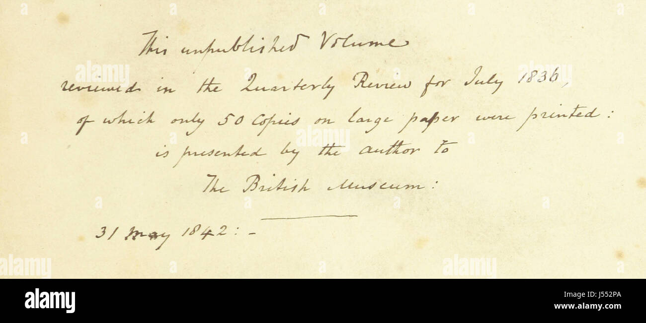 Winchester, et quelques autres compositions en prose et en vers. L.P Banque D'Images