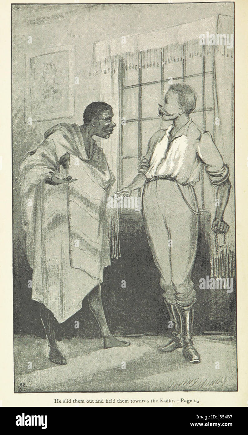 « Mixed Humanity » est un récit illustré qui détaille les expériences et la vie quotidienne dans un camp sud-africain. Il offre un aperçu des dynamiques culturelles et sociales de l’époque, avec des illustrations d’Irving Montagu. Banque D'Images