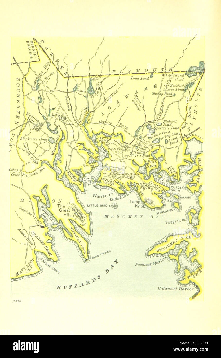 Image prise à partir de la page 8 de "l'époque coloniale sur Buzzard's Bay. [Avec une carte.]' Banque D'Images