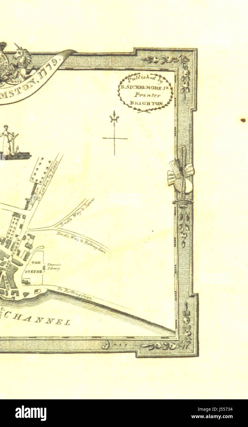 Image prise à partir de la page 13 de "l'icklemore vues descriptif de Brighton' Banque D'Images
