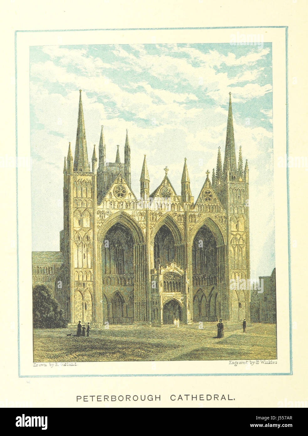 Ce manuel historique illustré offre un aperçu approfondi de la cathédrale de Peterborough, détaillant son architecture, son histoire et son importance. Le livre sert à la fois de guide et de document historique, se concentrant sur la conception, le rôle religieux et l'impact culturel du cathedralâ dans la région. Banque D'Images