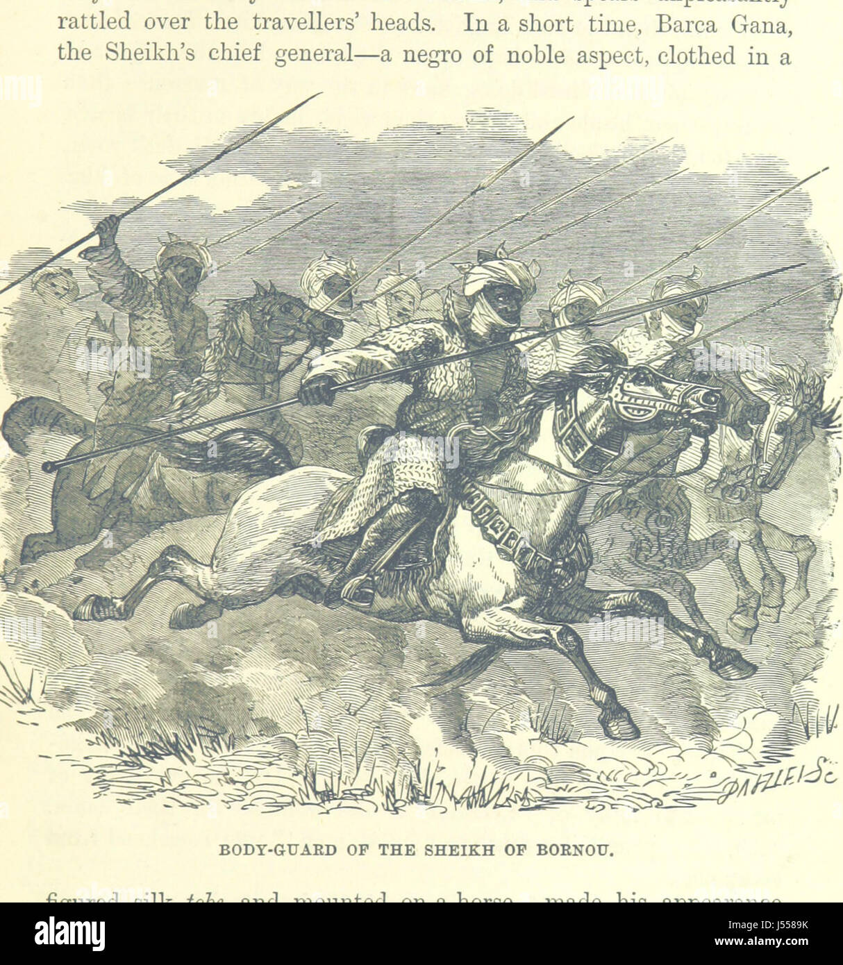 Ce travail met en lumière les voyages de célèbres explorateurs africains, de James Bruce et Mungo Park à David Livingstone et Henry Morton Stanley. Leurs voyages à travers l'Afrique sont documentés avec des illustrations, mettant en valeur leurs contributions à l'exploration et à l'histoire africaine. Banque D'Images