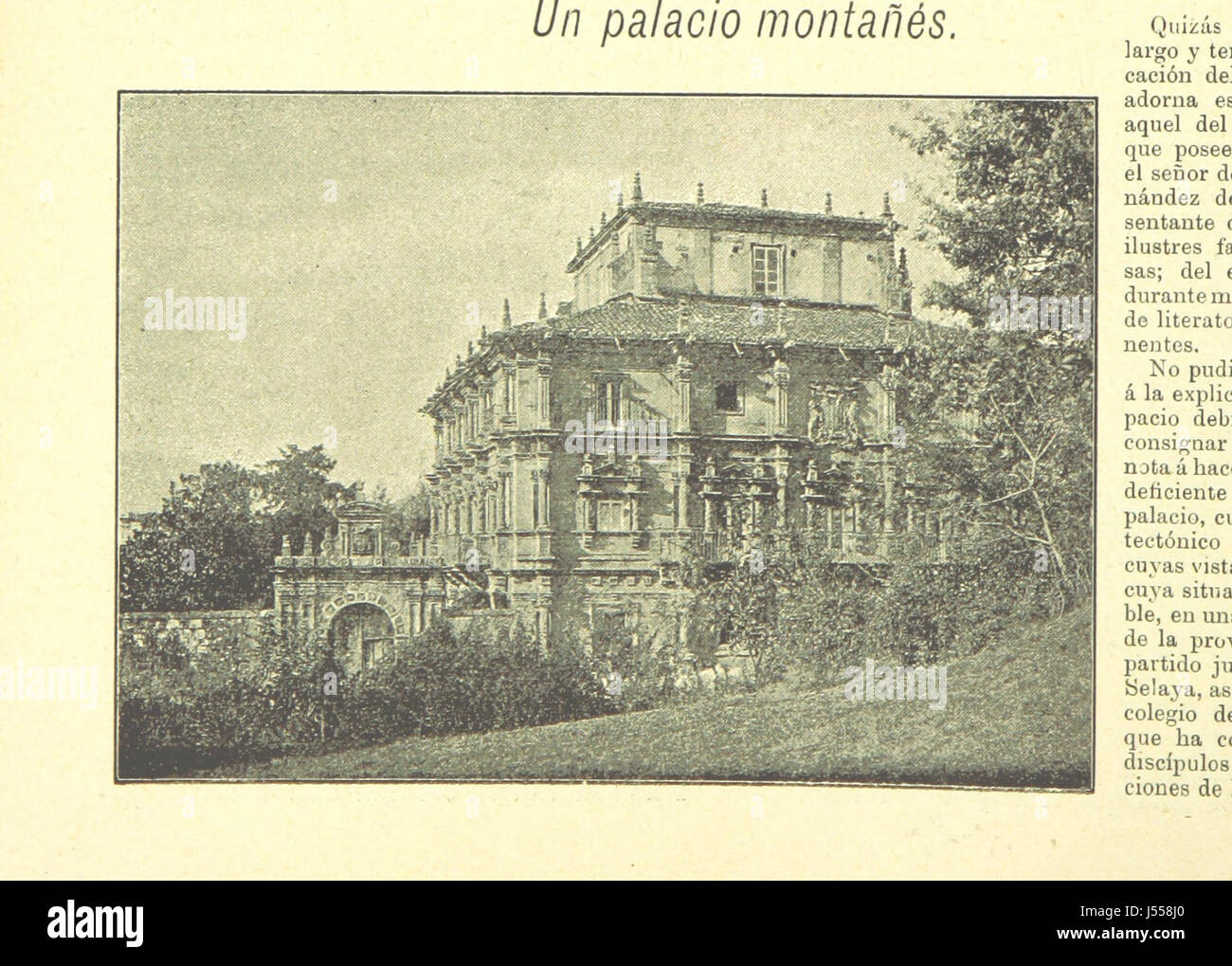 Image prise à partir de la page 84 de 'De la Cantabrie. Letras.-Artes.-Historia.-su vida réel. [Avec illustrations.]' Banque D'Images