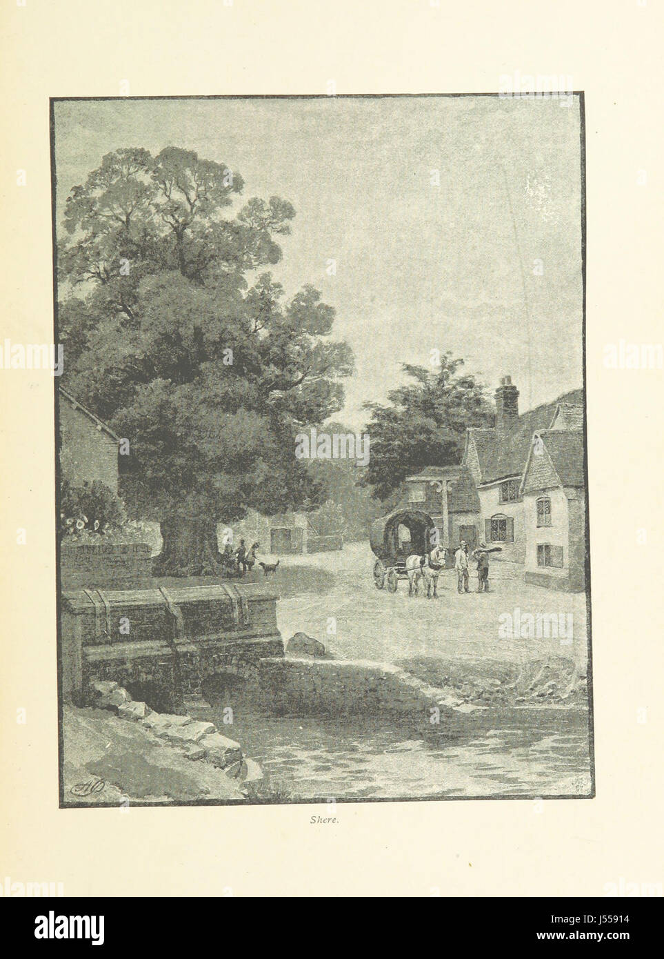 Le chemin des pèlerins de la Winchester à Canterbury ... Avec quarante-six illustrations par A. Quinton. [Avec des cartes.] Banque D'Images
