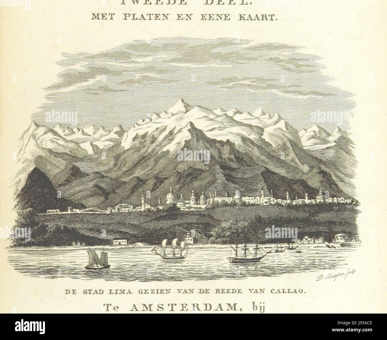 Reize naar de Oost- en Westkust van Zuid-Amerika en van daar naar de sandwichs- en Philippijnsche Eilanden, Chine enz. done, in de jaren 1826, 1827, 1828, en 1829. [Avec des plaques.] Banque D'Images