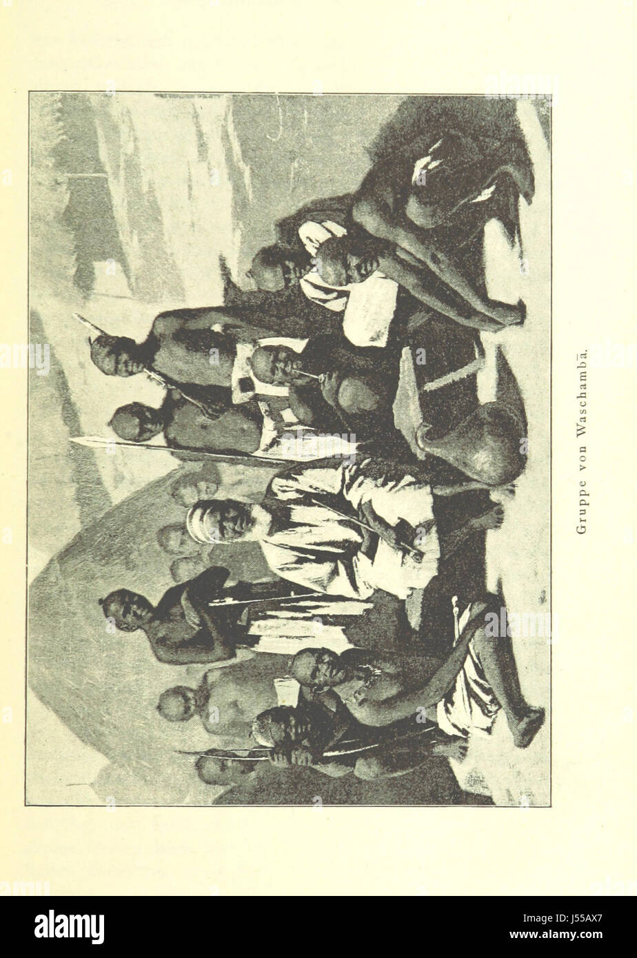 Un compte rendu historique de l'expédition du Dr Hans Meyerâ€™ pendant le soulèvement en Afrique orientale allemande, en se concentrant sur la région d'Usambara. Le récit est accompagné de 18 illustrations et d'une carte originale. Le voyage documente les défis rencontrés pendant le soulèvement, y compris les interactions avec les populations locales et le terrain. Il donne un aperçu de l'exploration coloniale et des conflits militaires en Afrique de l'est. Banque D'Images