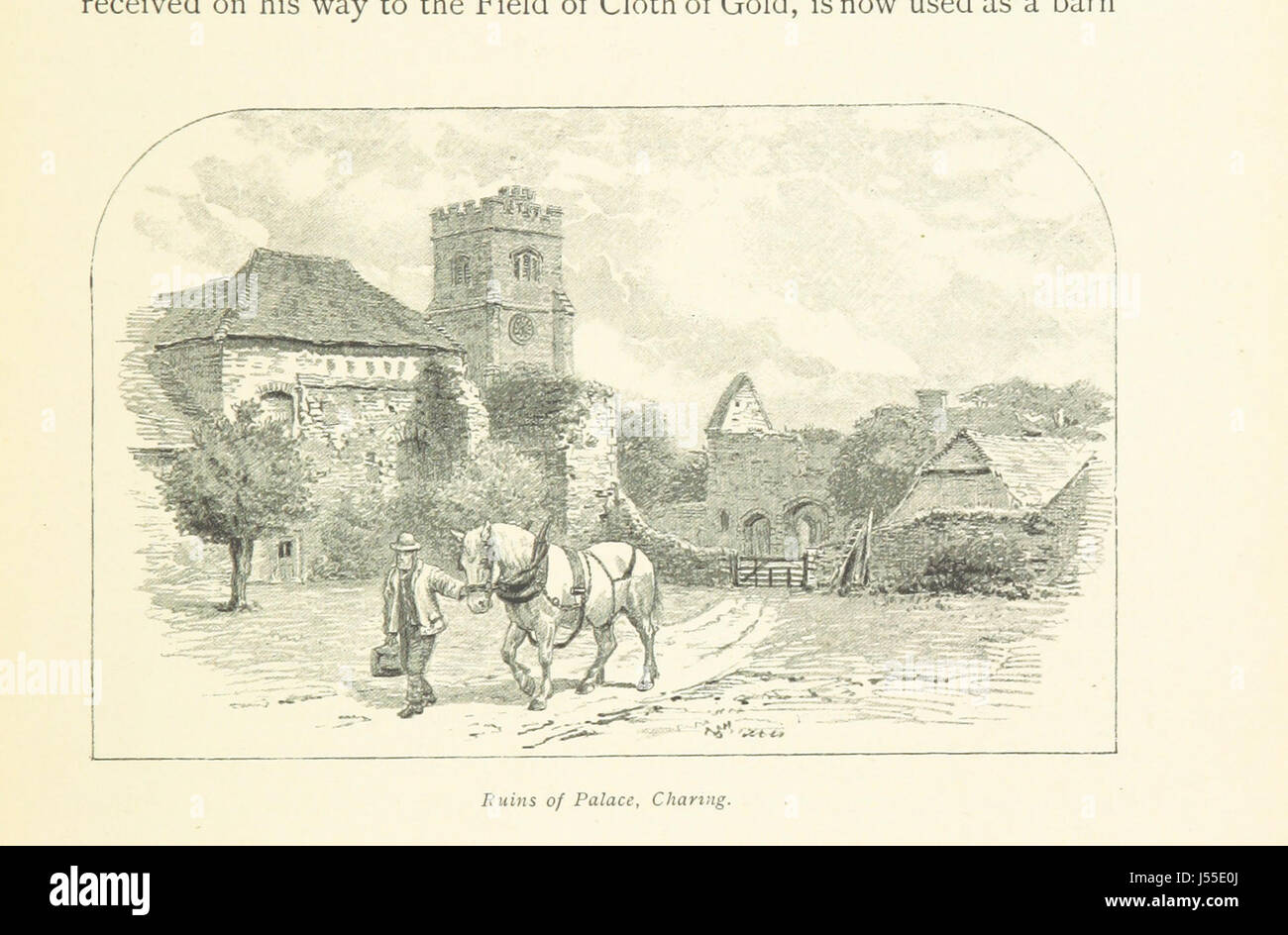 Le chemin des pèlerins de la Winchester à Canterbury ... Avec quarante-six illustrations par A. Quinton. [Avec des cartes.] Banque D'Images