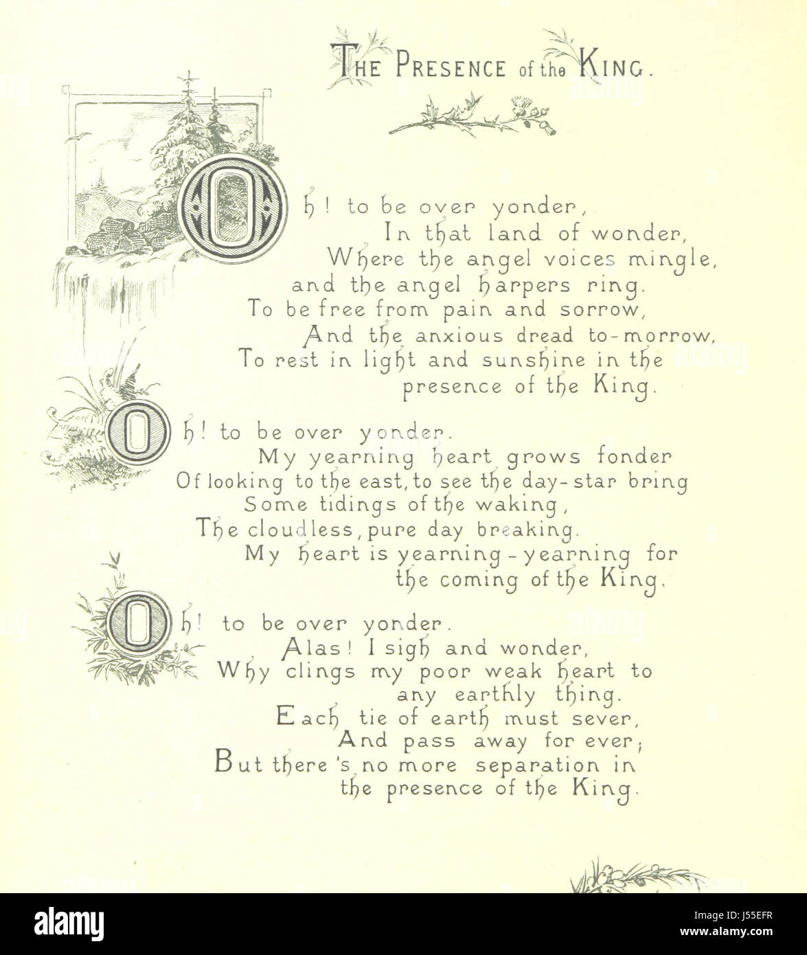La présence du Maître. Une sélection de poèmes de W. A. Garratt, J. Denham Smith et d'autres. [Avec illustrations.] Banque D'Images