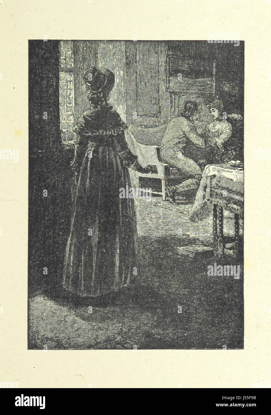 Cette série d'illustrations, basée sur les œuvres de George Eliot, comprend des représentations notables de personnages et de scènes, accompagnées d'un essai introductif. Banque D'Images