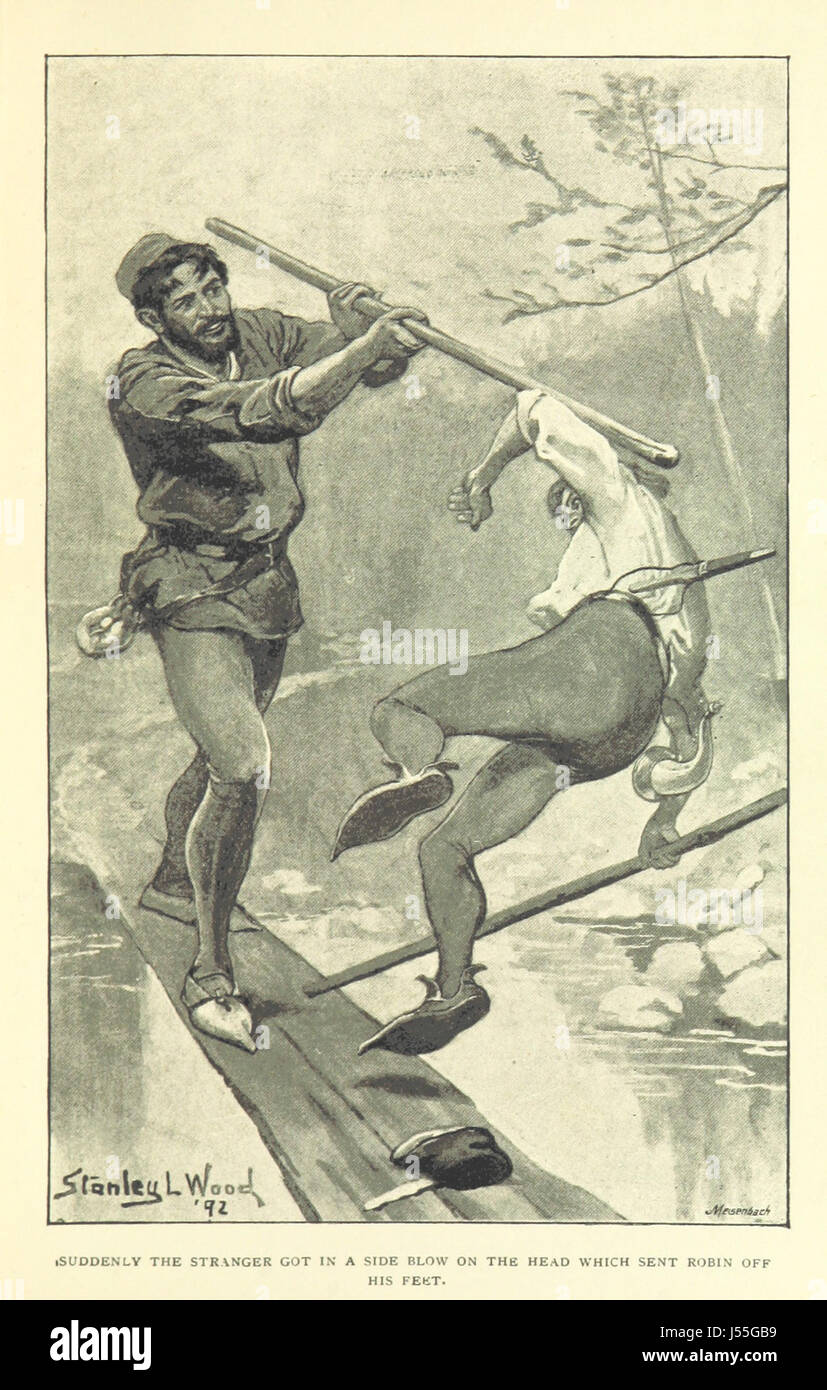 Ce titre fait référence à la romance légendaire entre Maid Marian et Robin des bois, situé dans la forêt historique de Sherwood. Leur conte fait partie du folklore anglais, se concentrant sur les thèmes de la bravoure, de la loyauté et de la justice dans l'Angleterre médiévale. Banque D'Images