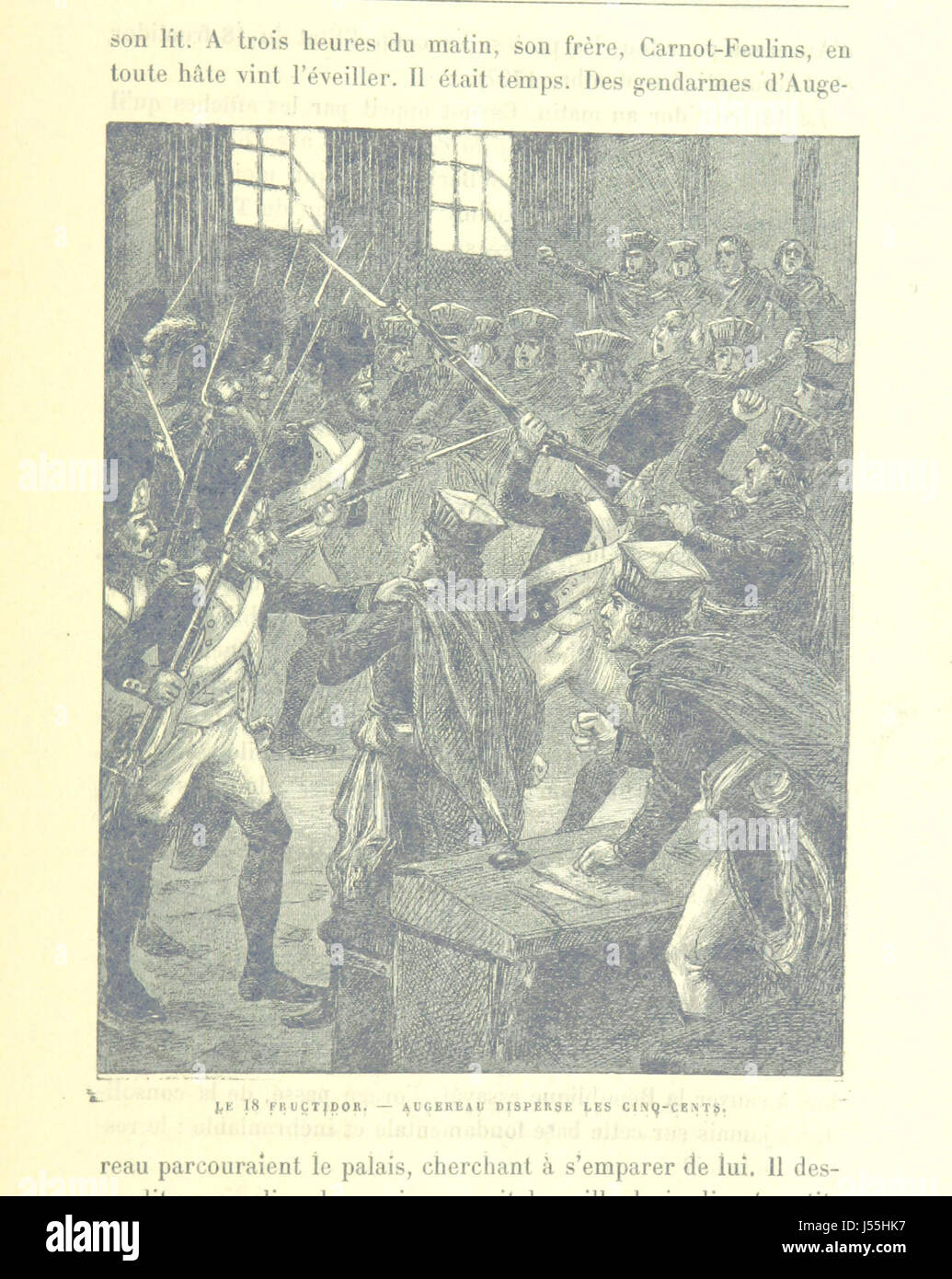 Ce titre fait référence à l'histoire d'un siècle (1789-1889) et d'une famille, en mettant l'accent sur les trois républiques françaises et les trois figures de Carnot, avec un accent sur les développements politiques et historiques de cette période. Banque D'Images