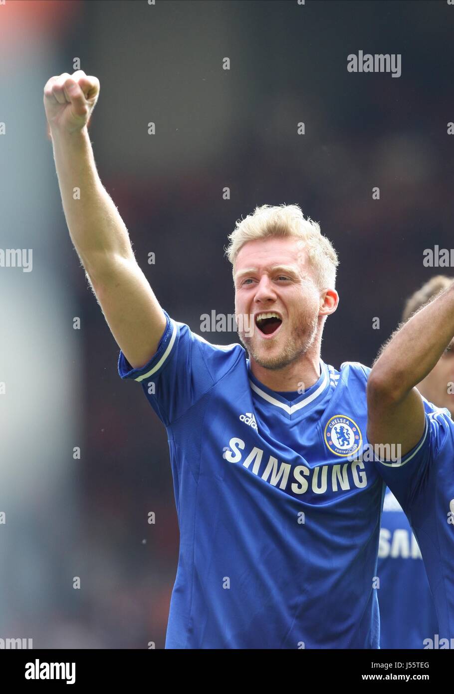 ANDRE SCHURRLE Chelsea FC Chelsea FC ANFIELD LIVERPOOL ANGLETERRE 27 Avril 2014 Banque D'Images