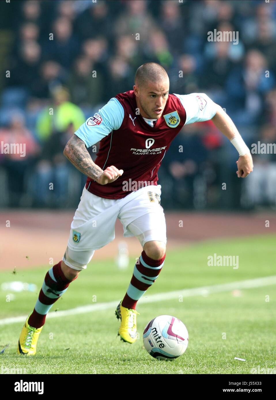 MICHAEL KIGHTLY BURNLEY FC BURNLEY FC BURNLEY TURF MOOR ANGLETERRE 29 Mars 2014 Banque D'Images