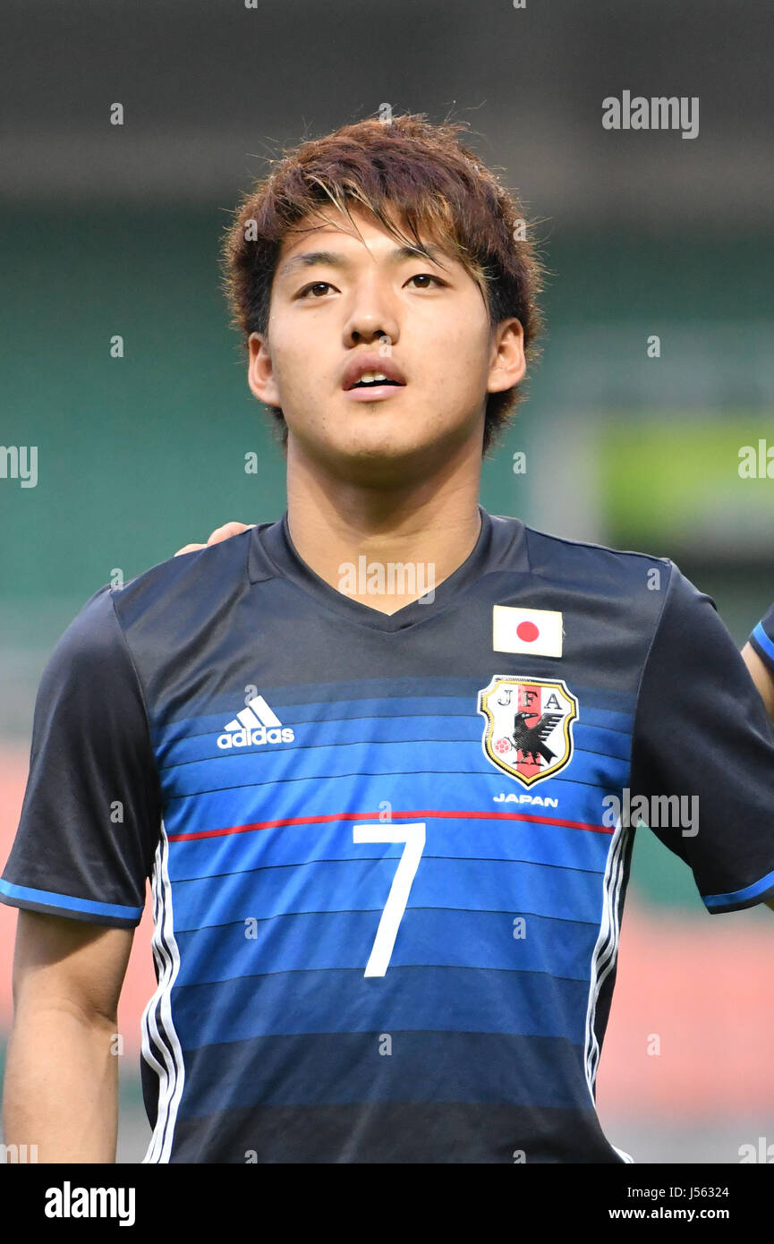 Ritsu Doan (JPN), le 15 mai 2017 - Football : match amical entre le Japon U-20 et U-20 Honduras au stade Ecopa à Shizuoka, au Japon. (Photo de bla) Banque D'Images