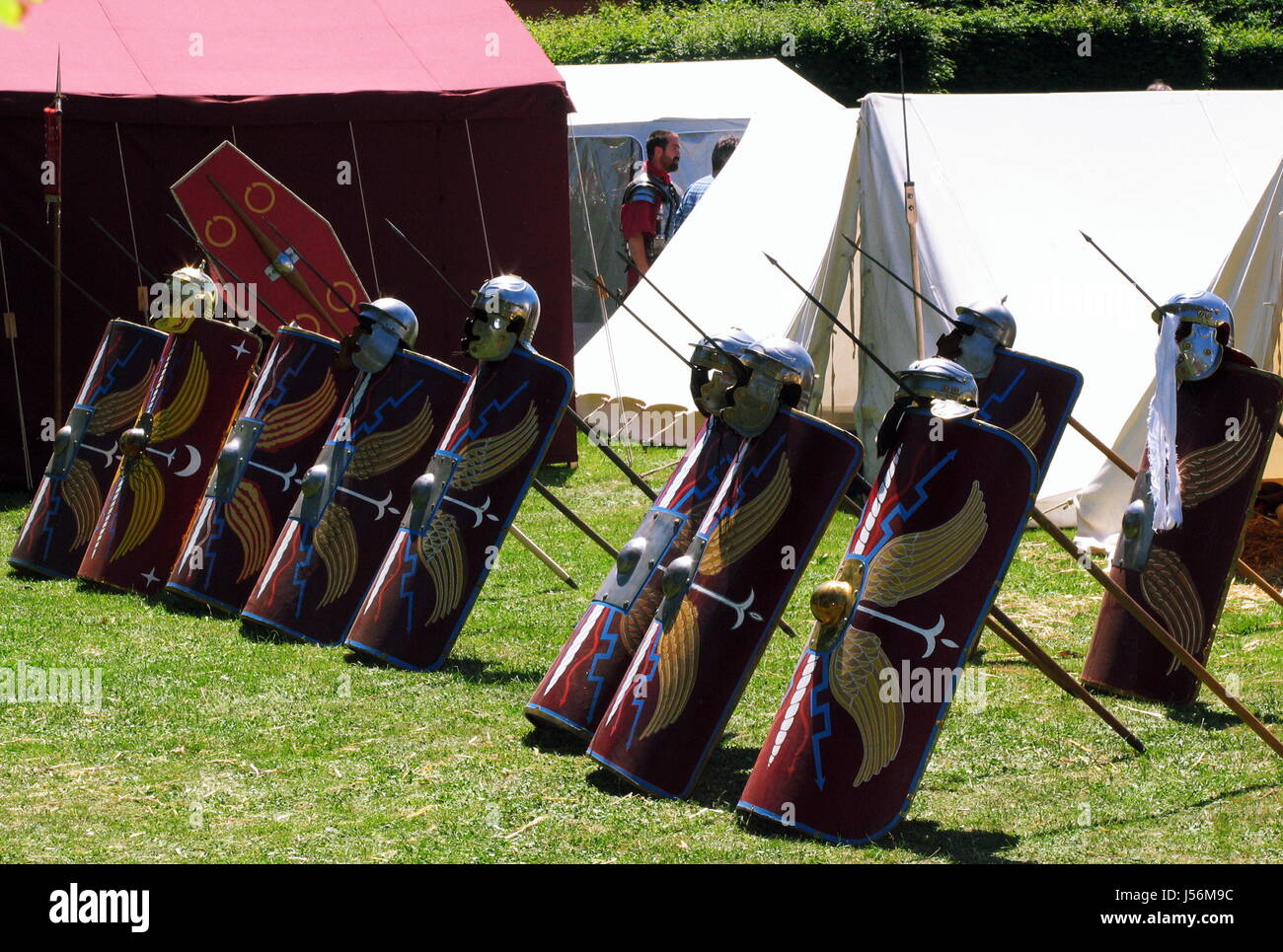 Pain Rome roma signposts casque jeux tentes tente romain lance un
