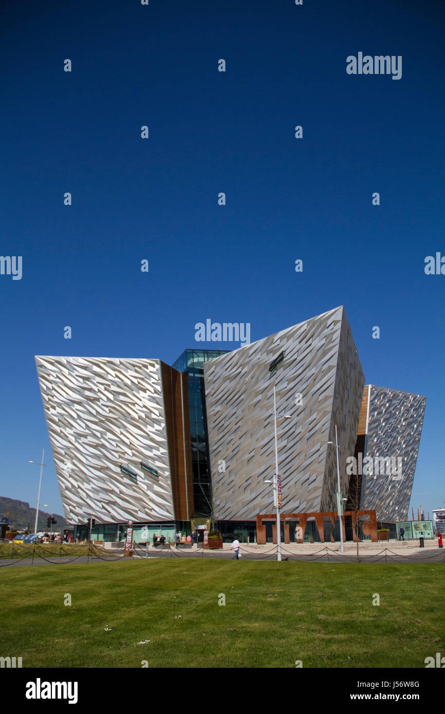 L'expérience du Titanic, Belfast, Irlande du Nord, le leader mondial en attraction touristique. Banque D'Images