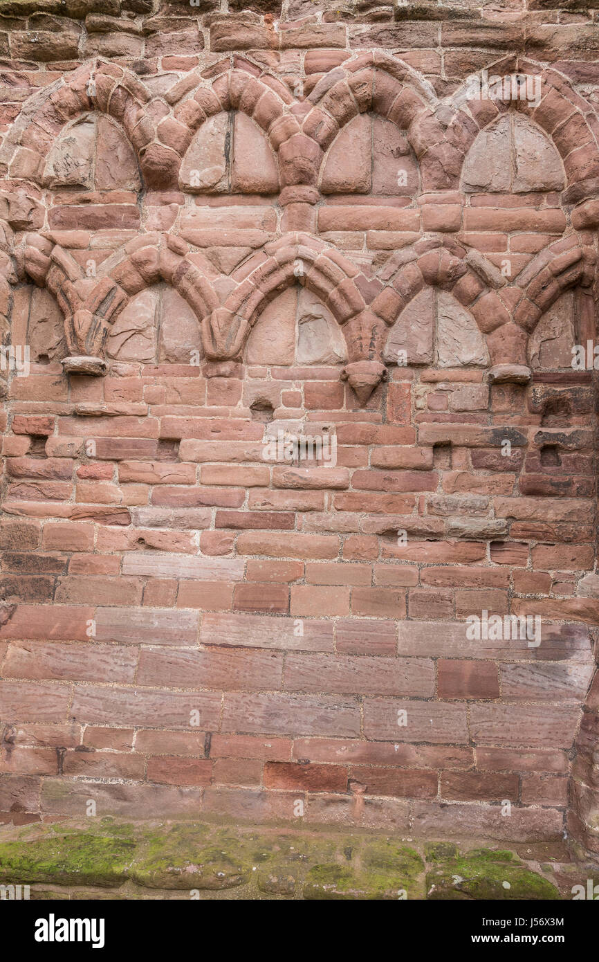 Ruines de l'abbaye d'Arbroath à Arbroath dans Angus , l'Écosse. Banque D'Images