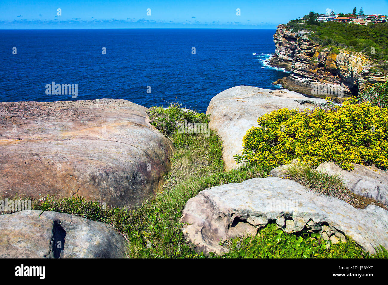 Bluff Gap Parc national du Port de Sydney New South Wales Australie Banque D'Images