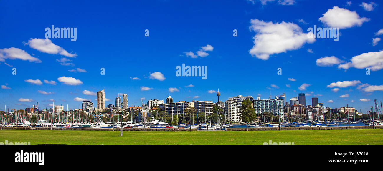 Skyline de New South Wales Australie Sydney Banque D'Images