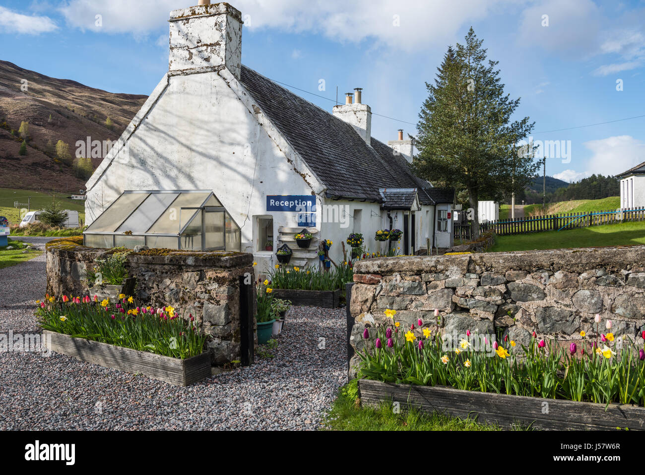 Le voile/Laggan Locks, Canal Calédonien, Highlands, Scotland, UK Banque D'Images