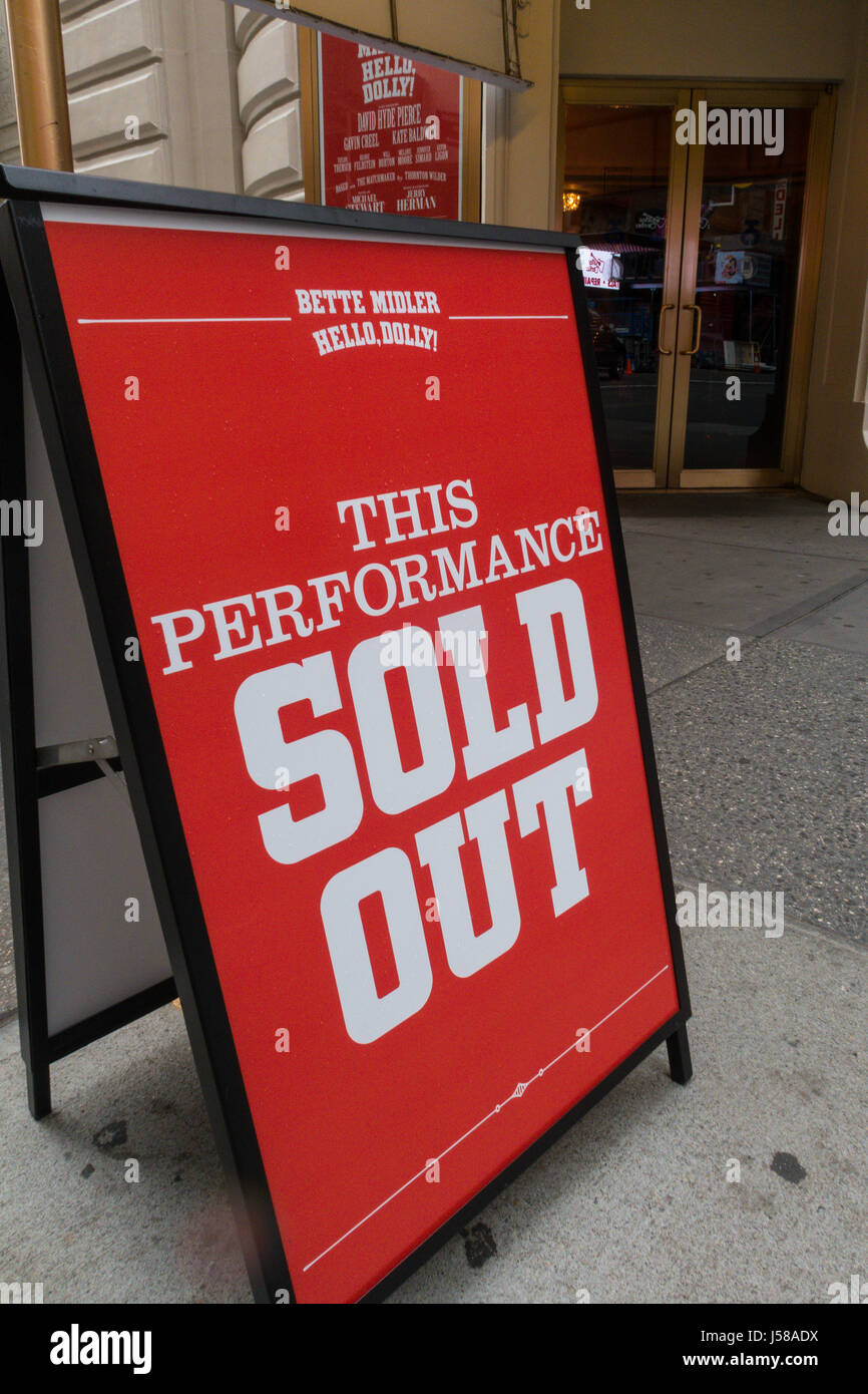 Shubert Theatre à Times Square, New York City, USA Banque D'Images