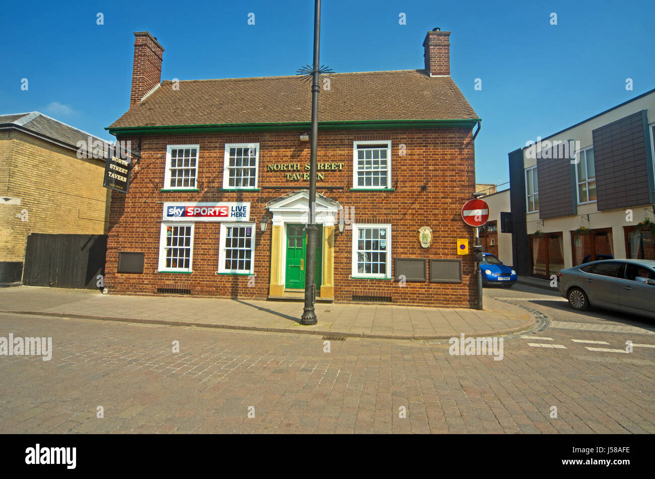 Sudbury, Suffolk, North Street Tavern Banque D'Images