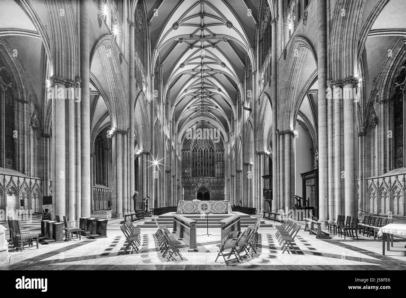 York Minster Banque D'Images