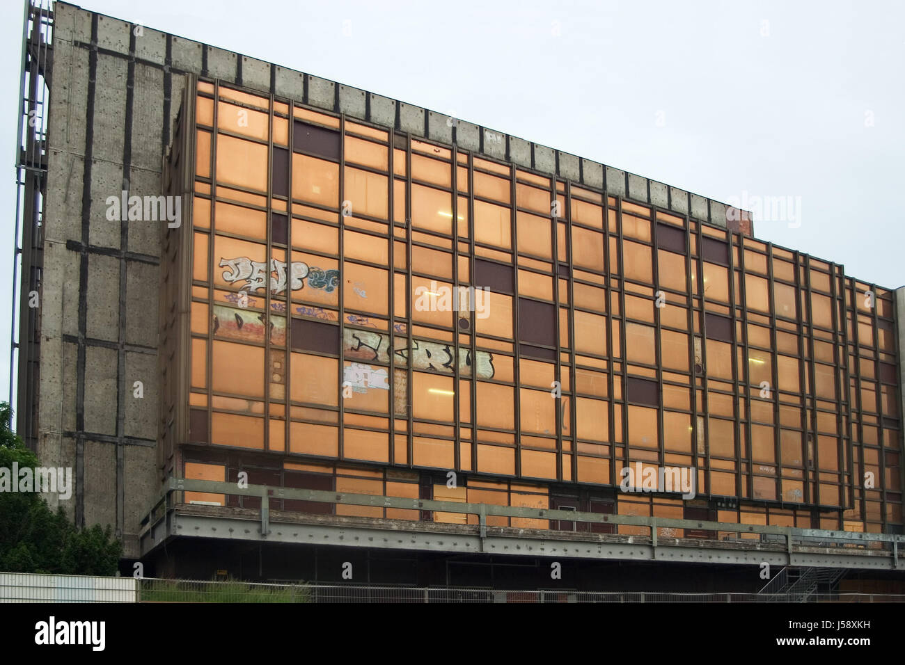 Façade de style ruine hall construction architecture style architectural Banque D'Images