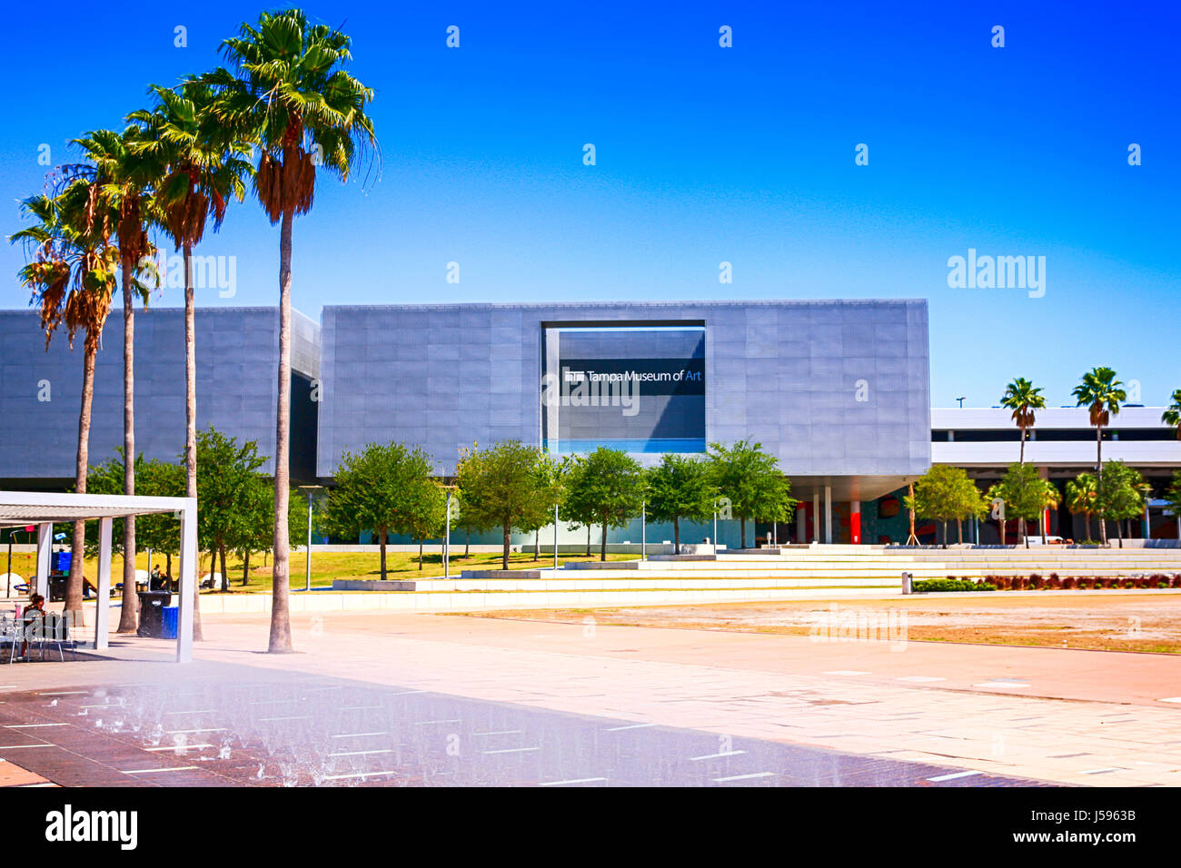 Le Tampa Museum of Art à Gasparilla Plaza Banque D'Images