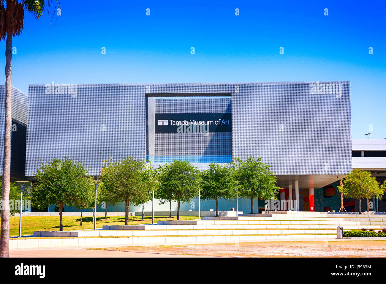 Le Tampa Museum of Art à Gasparilla Plaza Banque D'Images