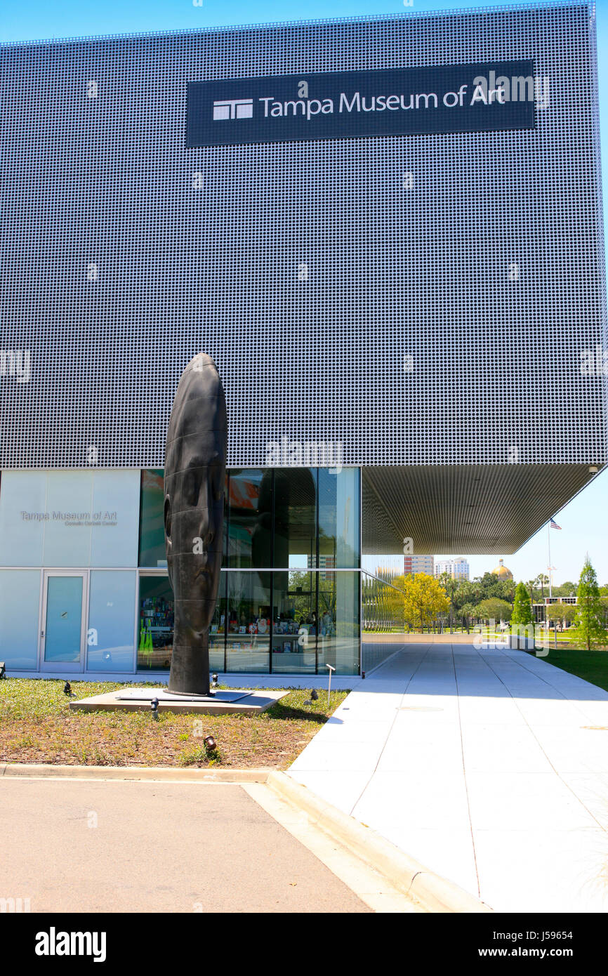 Le Tampa Museum of Art à Gasparilla Plaza Banque D'Images
