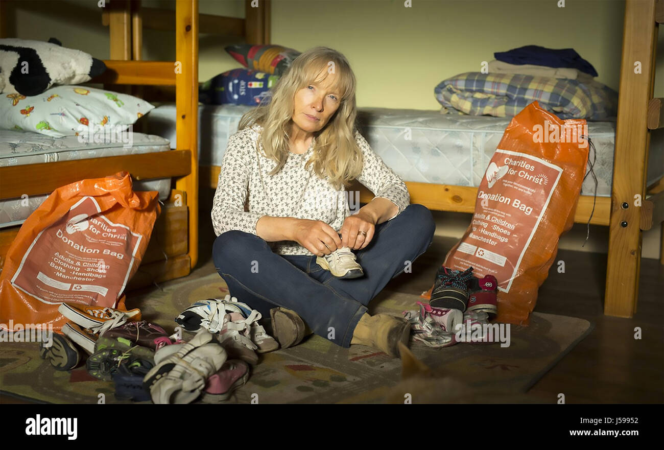Les restes 2014- série TV HBO avec Lindsay Duncan Banque D'Images