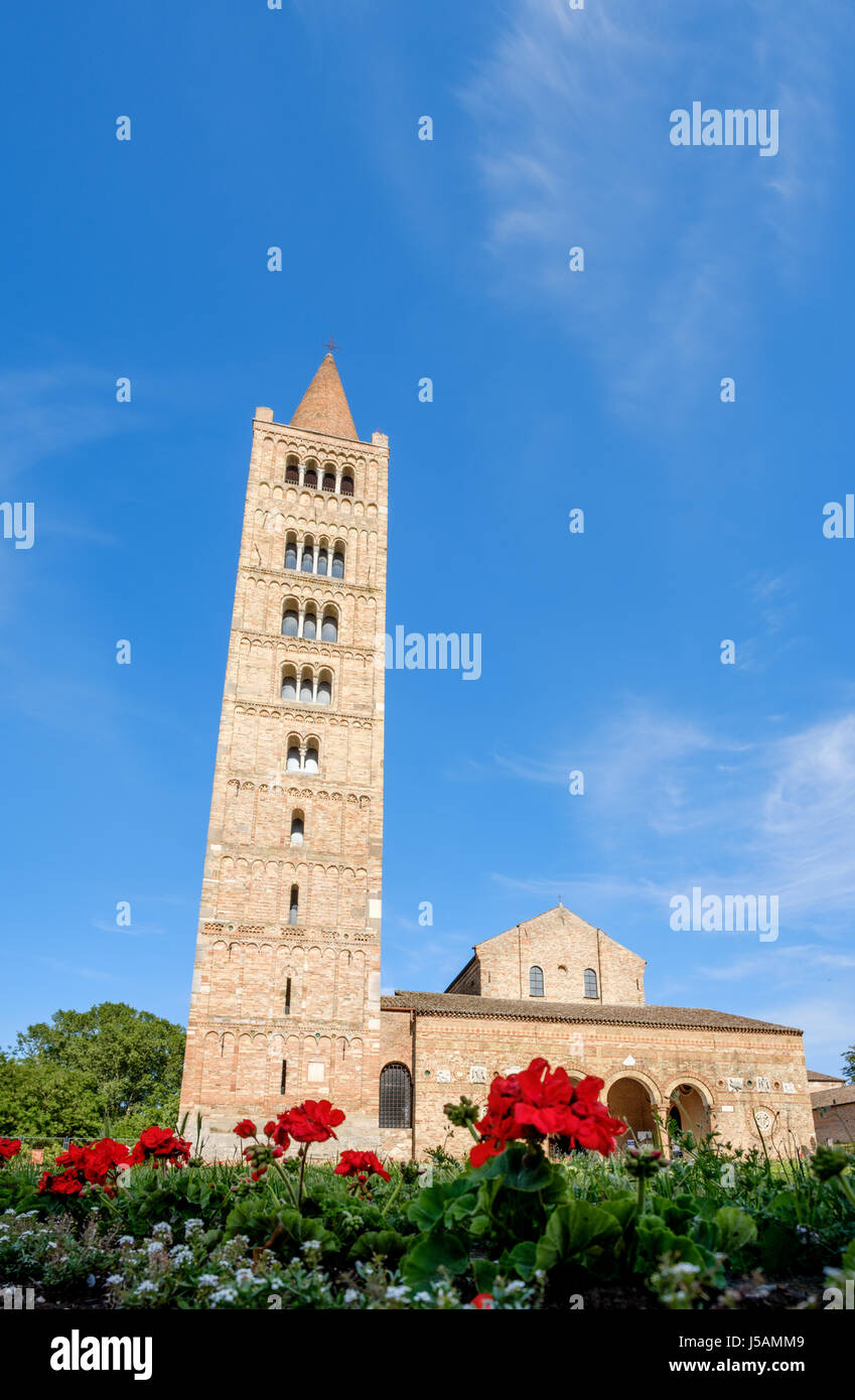 Abbaye de Pomposa ferrare émilie-romagne en italie Banque D'Images