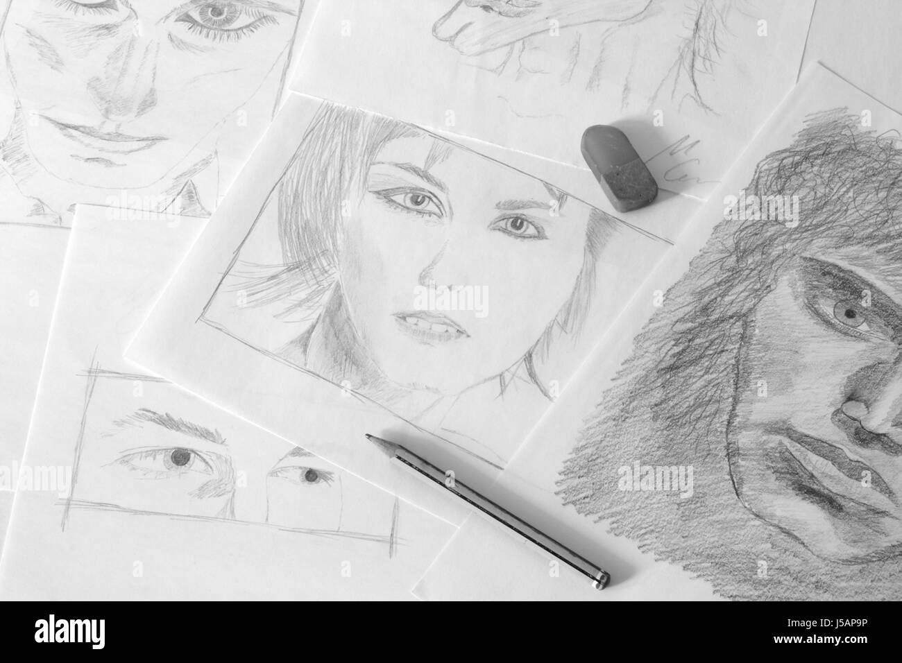 Temps libre temps libre temps libre loisirs portrait art bw basané noir Banque D'Images
