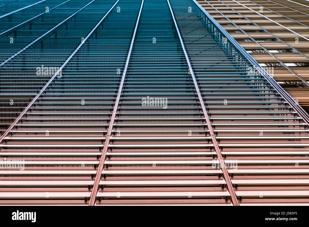 Détail de l'immobilier, abstract pattern façade bâtiment Banque D'Images