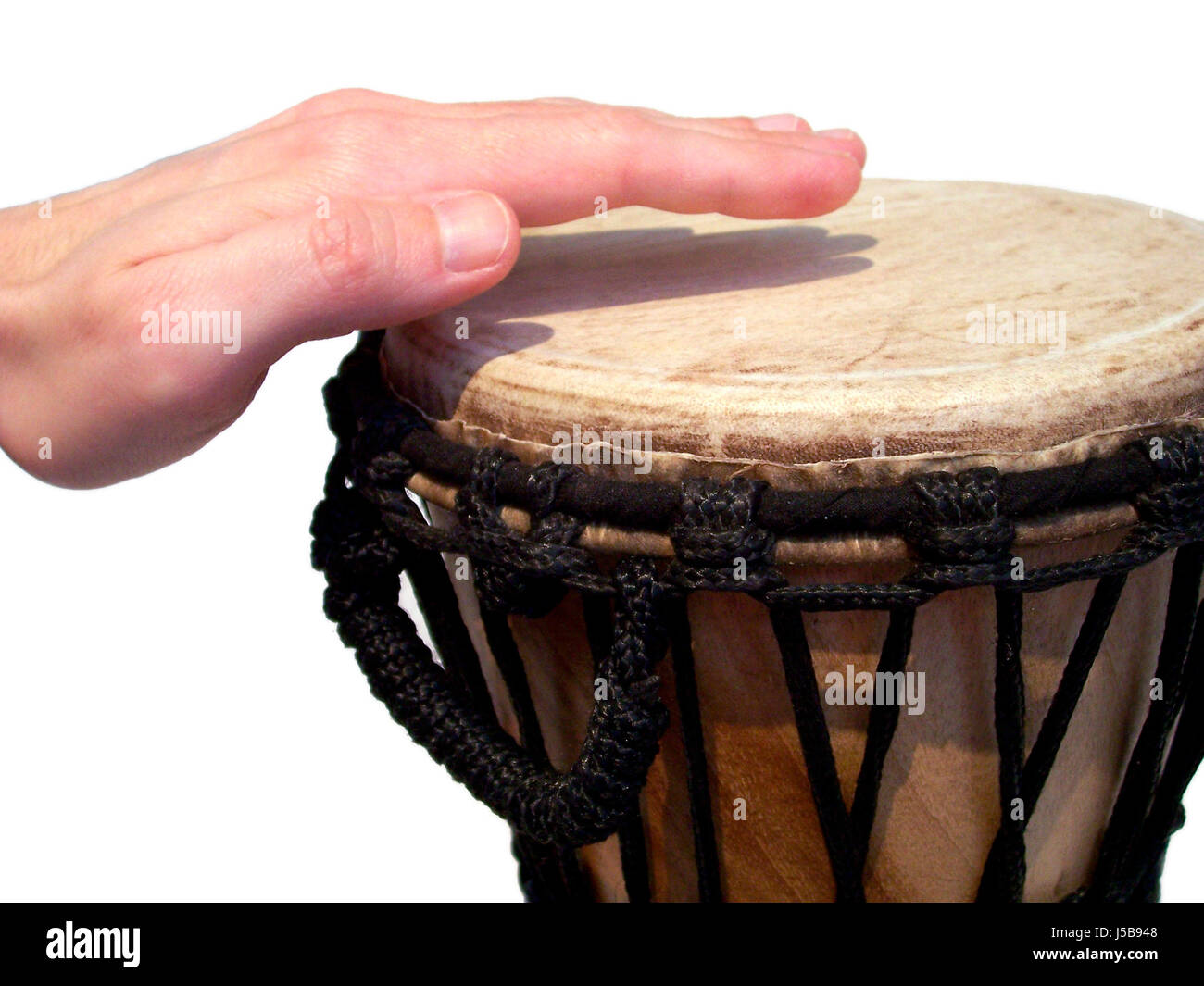 Main mains peau bois d'instruments de musique rythmique de percussion  batterie tympan Photo Stock - Alamy